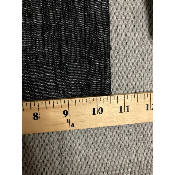 Larry Levine Stretch Pants Womens 14 34X30 Charcoal Gray Comfort Casual Wide Leg - Picture 10 of 11